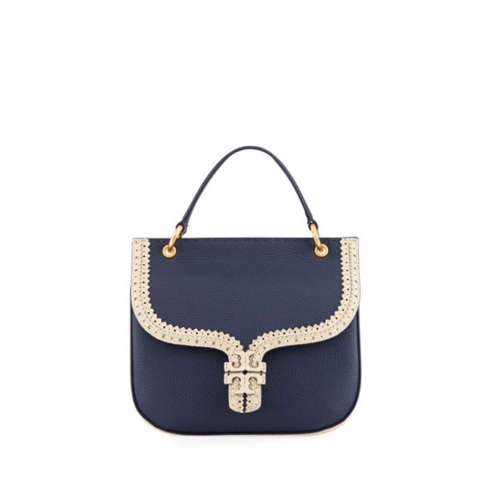 💙TORY BURCH - MCGRAW BAROGUE SATCHEL * LIKE NEW!